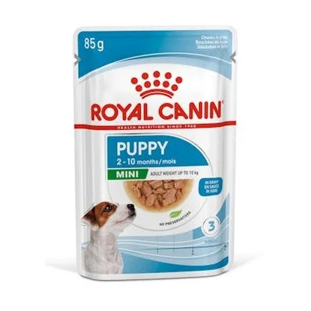 Royal Canin Mini Puppy karma mokra w sosie dla szczeniąt, od 2 do 10 miesiąca życia, ras małych saszetka 85g