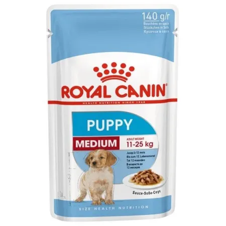 Royal Canin Medium Puppy karma mokra w sosie dla szczeniąt, od 2 do 12 miesiąca, ras średnich 140g-2031510