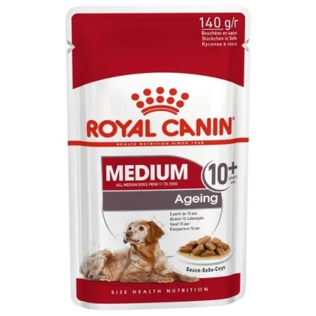 Royal Canin Medium Ageing 10+ karma mokra w sosie dla psów dojrzałych po 10 roku życia, ras średnich saszetka 140g-2