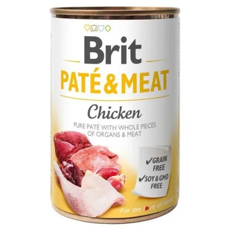 Brit Pate & Meat Dog Chicken puszka 800g-2031647