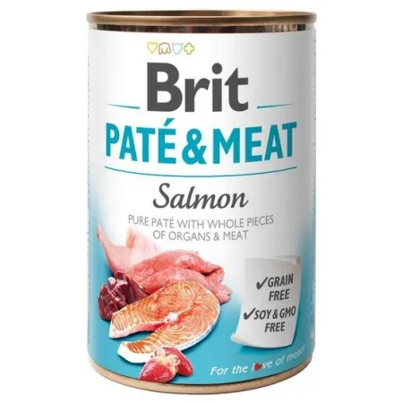 Brit Pate & Meat Dog Salmon puszka 800g-2031658