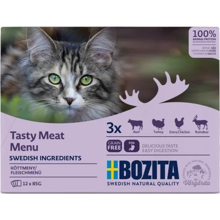 Bozita Cat Multibox z mięsem w sosie saszetki 12x85g-2031954