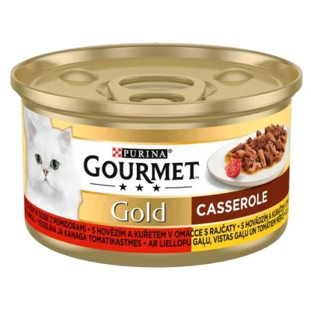 Gourmet Gold Wołowina i kurczak w sosie pomidorowym 85g-2032091