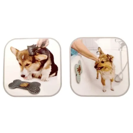 Flamingo Lick Pad Mata antystresowa L szara-2032145