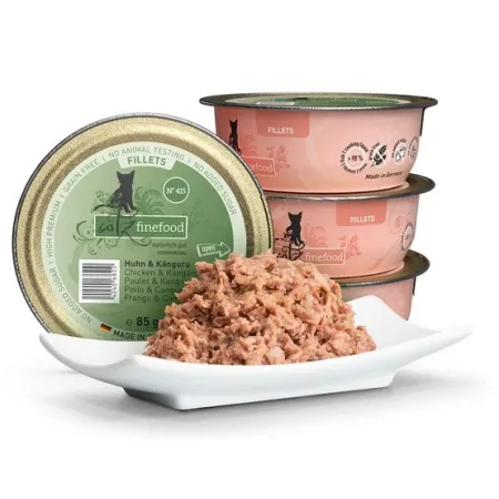 Catz Finefood Filety N.415 Kurczak/Kangur tacka 85g-2032564