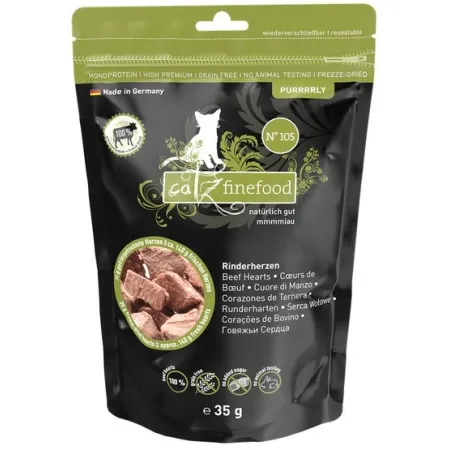 Catz Finefood Pure (Purrrrly N.105) Serca wołowe 35g-2032663
