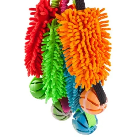 Dingo Zabawka dla psa - Szarpak Mop Bungee z piłką pomarańczowy-2032927
