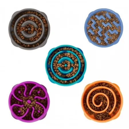 Outward Hound Fun Feeder Mini Miska spowalniająca szara [69891]-2033009