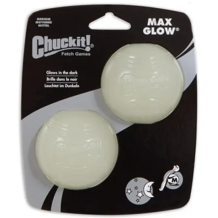 Chuckit! Max Glow Ball Medium 2pak [33067]-2033082
