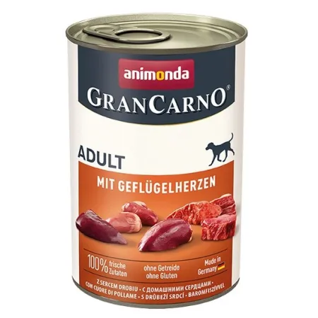 Animonda GranCarno Original Adult Geflugelherzen Drobiowe serca puszka 400g-2033177
