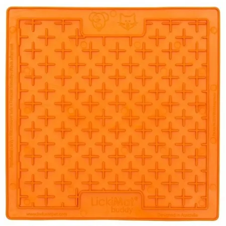 LickiMat Buddy Krzyżyk miękki pomarańczowy-2033242