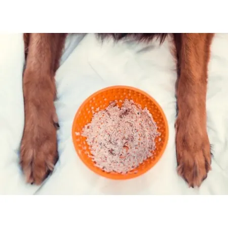 LickiMat Wobble Miska głęboka Jeżyk miękka pomarańczowa-2033272