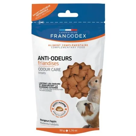Francodex Przysmak dla gryzoni i królików na ograniczenie zapachów 50g [FR174130]