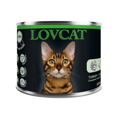 Lovcat Best Turkey & Duck puszka 200g