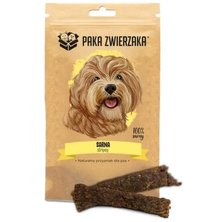 Paka Zwierzaka Stripsy Sarna 100% 70g-2033709