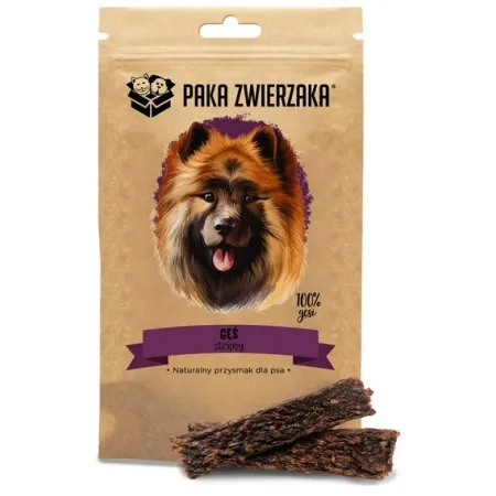 Paka Zwierzaka Stripsy Gęś 100% 70g-2033716
