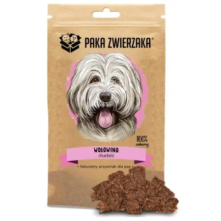 Paka Zwierzaka Chunkies Wołowina 100% 70g-2033724