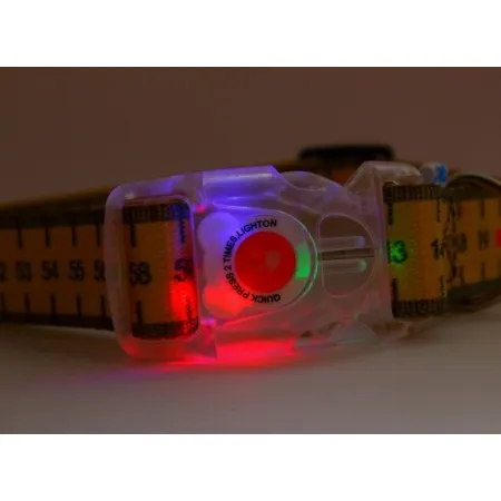 Matteo Obroża Klamra LED 25mm miara-2033770