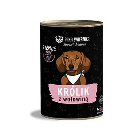 Paka Zwierzaka Seventh Heaven Rabbit & Beef puszka 400g
