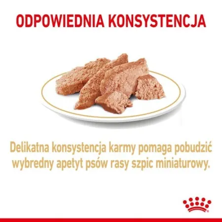 Royal Canin Pomeranian Adult karma mokra dla psów dorosłych rasy szpic miniaturowy, pasztet saszetka 85g-2033876