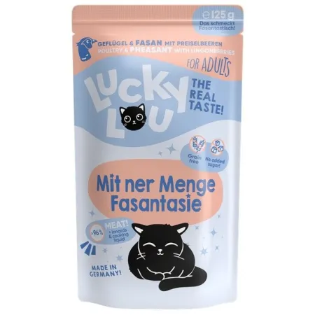 Lucky Lou Lifestage Adult Drób i bażant saszetka 125g-2033934