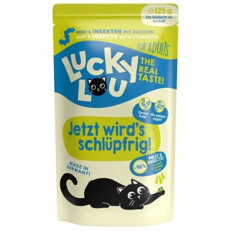 Lucky Lou Lifestage Adult Wołowina i owady saszetka 125g-2033949