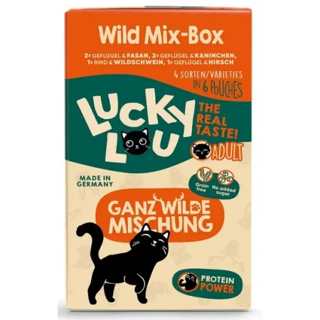Lucky Lou Lifestage Adult Wild Mix-Box saszetki 6x125g-2033982