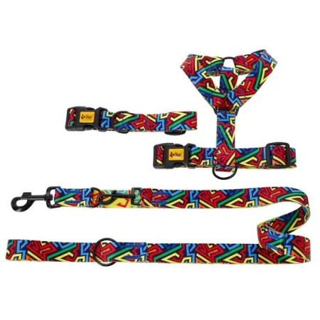 Dingo Obroża regulowana City - Graffiti 2,0cm/45cm-2034051