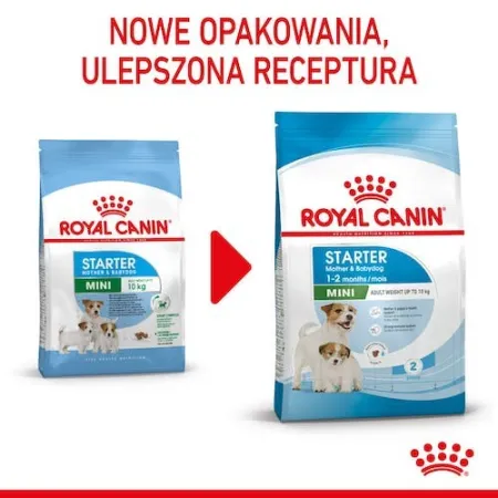 Royal Canin Mini Starter Mother&Babydog karma sucha dla szczeniąt do 2 miesiąca i suk karmiących ras małych 4kg-2034