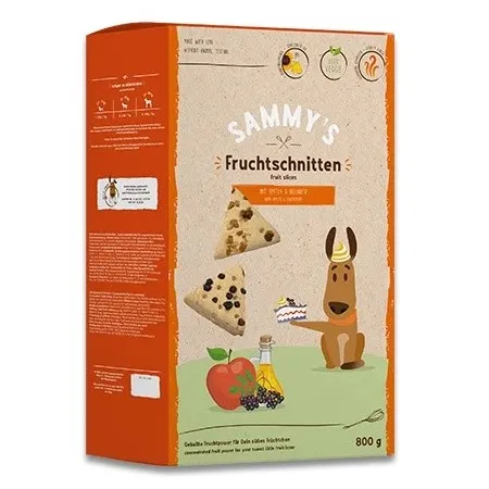 Sammy's Fruit Slices Owocowe Trójkąty 800g