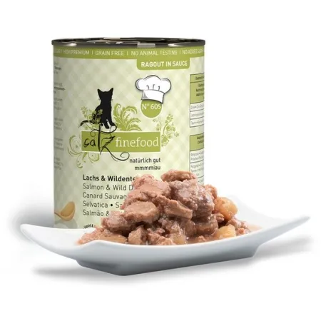 Catz Finefood Ragout N.605 Łosoś i Dzika Kaczka puszka 380g-2034220