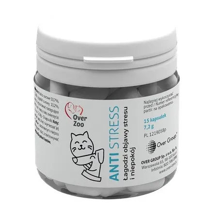 Over Zoo Anti Stress dla psa i kota kapsułki 15szt.