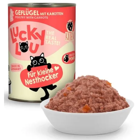 Lucky Lou Lifestage Kitten Drób puszka 400g-2034580