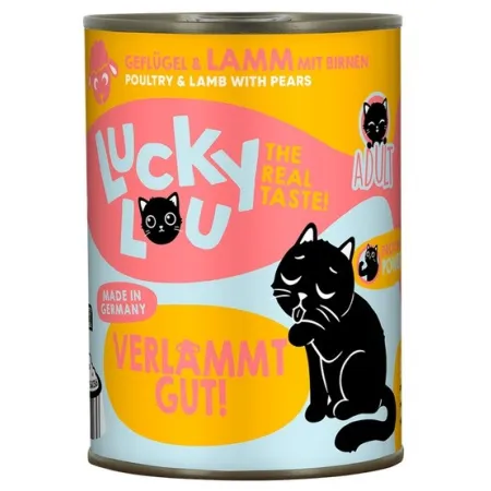 Lucky Lou Lifestage Adult Drób i jagnięcina puszka 400g-2034650