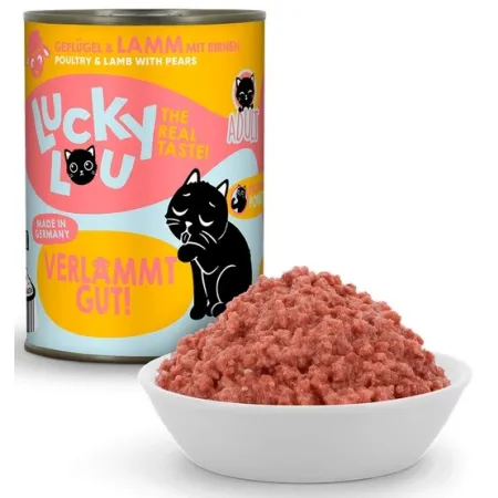 Lucky Lou Lifestage Adult Drób i jagnięcina puszka 400g-2034651