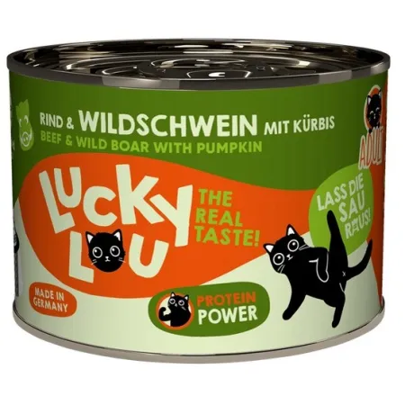 Lucky Lou Lifestage Adult Wołowina i dzik puszka 200g-2034702