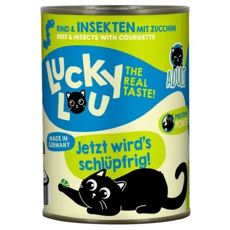 Lucky Lou Lifestage Adult Wołowina i owady puszka 400g-2034714