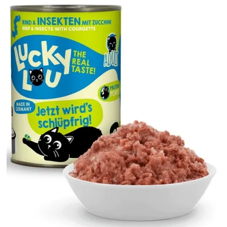 Lucky Lou Lifestage Adult Wołowina i owady puszka 400g-2034715