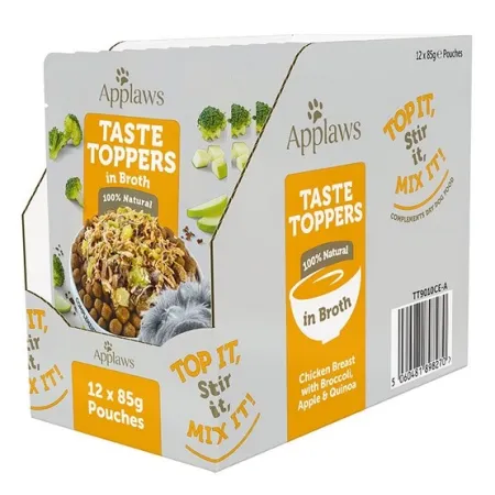 Applaws Taste Toppers Saszetka dla psa - kurczak, brokuł, jabłko i ryż w sosie 85g-2034750