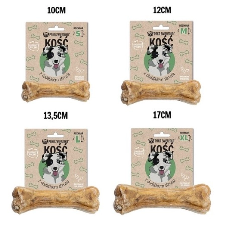 Paka Zwierzaka Kość z dodatkiem strusia XL 17cm-2035141