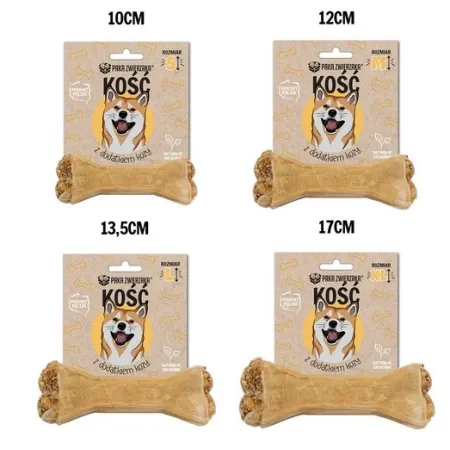 Paka Zwierzaka Kość z dodatkiem kozy L 13,5cm-2035145