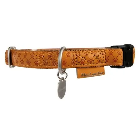 Zolux Obroża regulowana Mac Leather 15mm Żółta [522035JA]