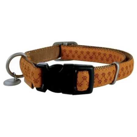 Zolux Obroża regulowana Mac Leather 20mm Żółta [522040JA]-2035237