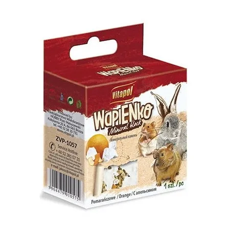 Vitapol Kostka Wapienna dla gryzoni pomarańczowa [1057]