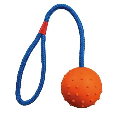 Trixie Piłka gumowa na sznurku 6/30cm [3305]-2035517