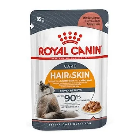 Royal Canin Hair & Skin Care w sosie  karma mokra dla kotów dorosłych, zdrowa skóra, piękna sierść saszetka 85g