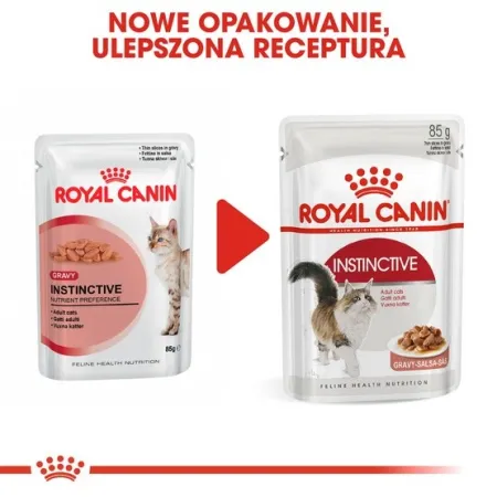 Royal Canin Instinctive w sosie karma mokra dla kotów dorosłych, wybrednych saszetka 85g-2035717