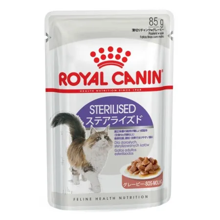 Royal Canin Sterilised w sosie karma mokra dla kotów dorosłych, sterylizowanych saszetka 85g-2035734