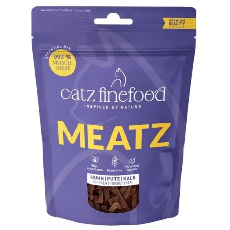 Catz Finefood Meatz Essential Mix - kurczak, indyk, cielęcina 45g-2035831