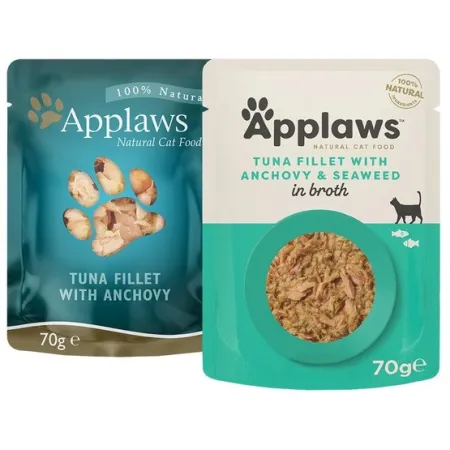 Applaws saszetka dla kota Tuńczyk, Anchois i Wodorosty 70g-2035839